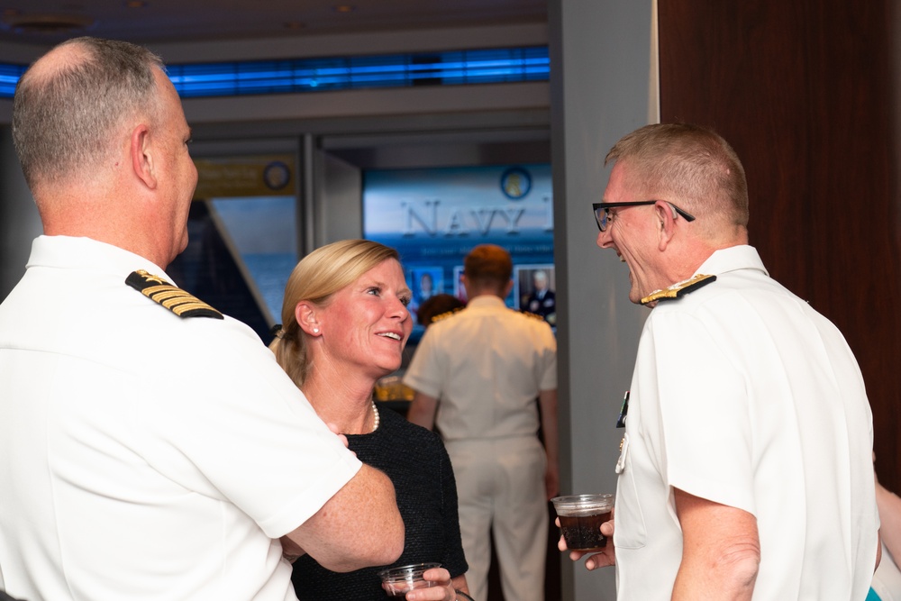 VADM Wolfe Hosts U.S. Navy Band's Concerts on The Avenue