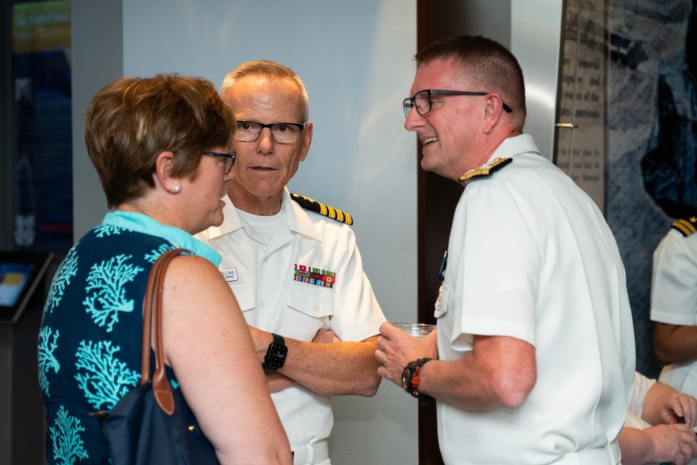 VADM Wolfe Hosts U.S. Navy Band's Concerts on The Avenue