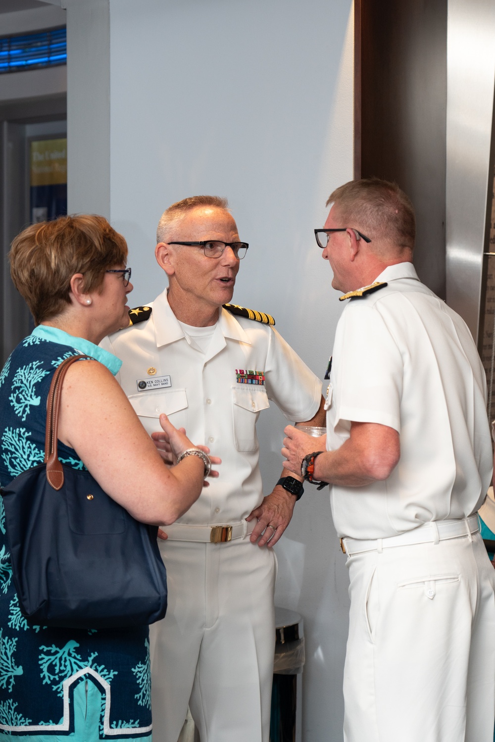 VADM Wolfe Hosts U.S. Navy Band's Concerts on The Avenue