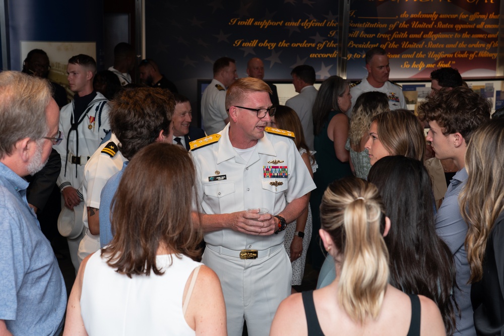 VADM Wolfe Hosts U.S. Navy Band's Concerts on The Avenue