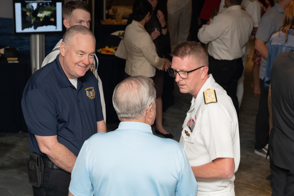 VADM Wolfe Hosts U.S. Navy Band's Concerts on The Avenue