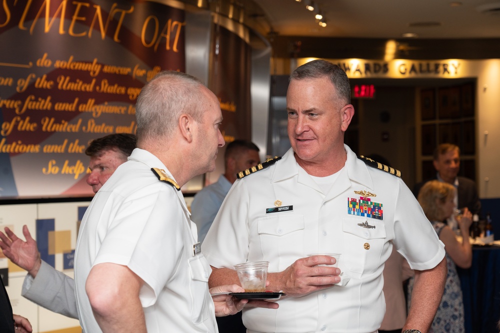 VADM Wolfe Hosts U.S. Navy Band's Concerts on The Avenue