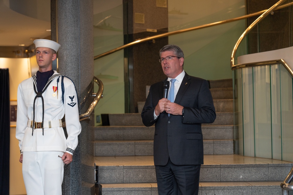 VADM Wolfe Hosts U.S. Navy Band's Concerts on The Avenue