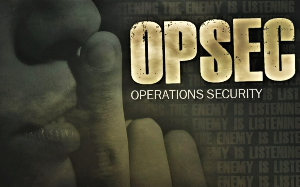 OPSEC is another process to remember during Antiterrorism Awareness Month