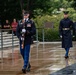 Sentinel Walks the Mat at Tomb of the Unknown Soldier