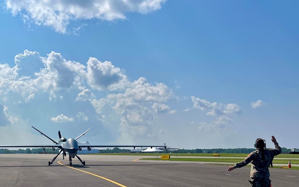 NY Air Guard unit flies MQ-9 to airshow for the first time
