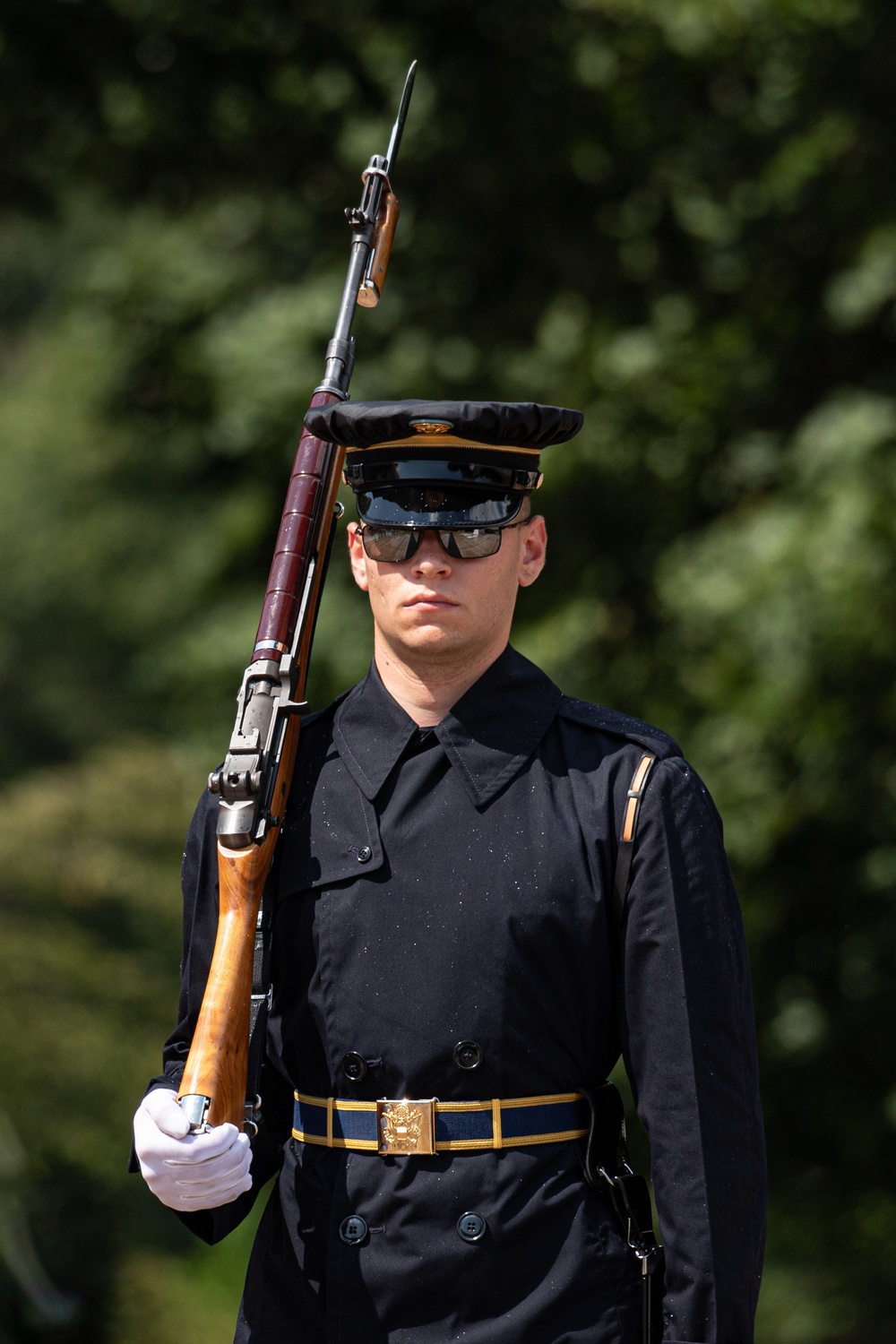 Sentinel Walks the Mat at Tomb of the Unknown Soldier