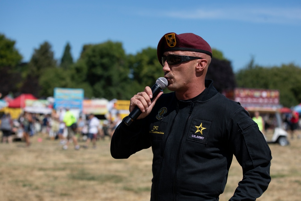 U.S. Army Golden Knights at Seafair 2023