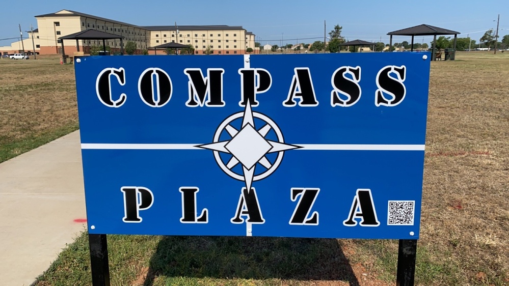Enhanced Compass Plaza provides safer place to gather