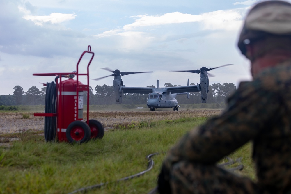 U.S. Marines with 8th Engineer Support Battalion conduct Bulk Refuel