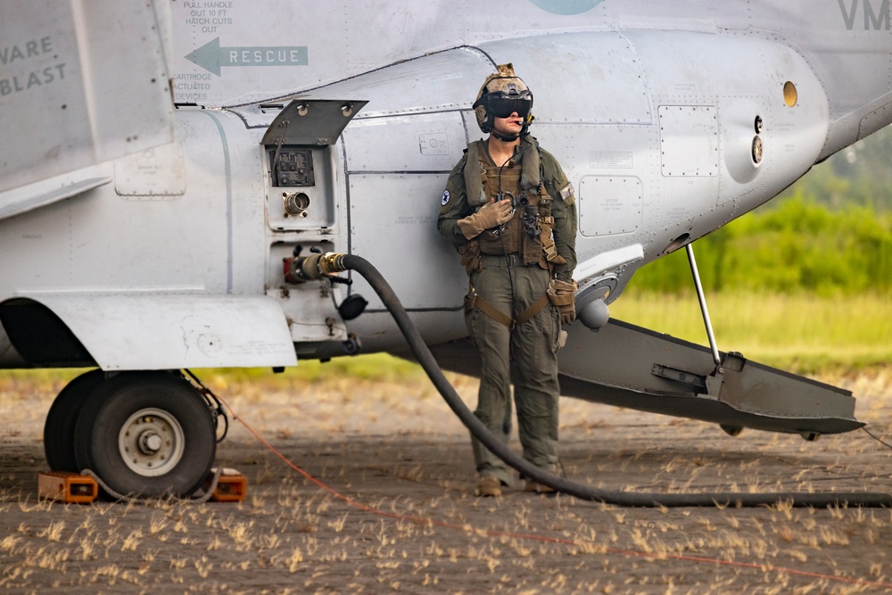 U.S. Marines with 8th Engineer Support Battalion conduct Bulk Refuel