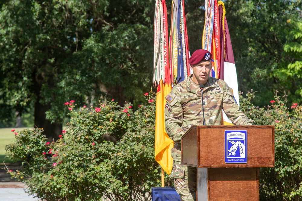 XVIII Airborne Corps Change of Responsibility Ceremony