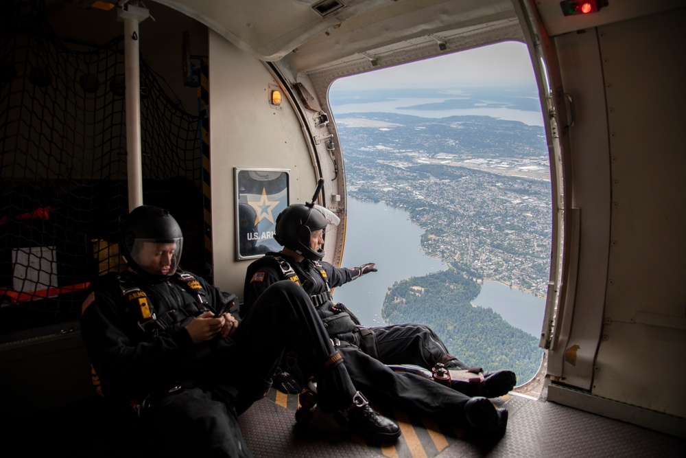 U.S. Army Golden Knights at Seafair 2023