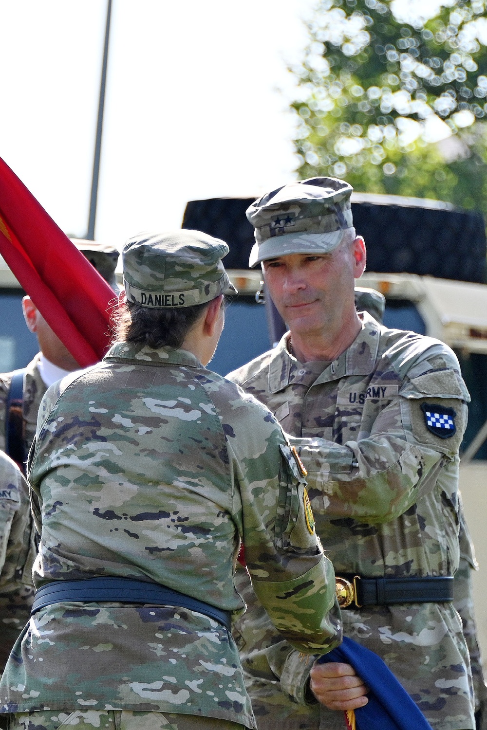 FORT DIX. 99th Readiness Division Change of Command. August 11th, 2023