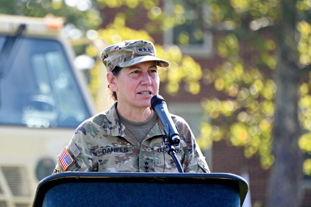 FORT DIX. 99th Readiness Division Change of Command. August 11th, 2023