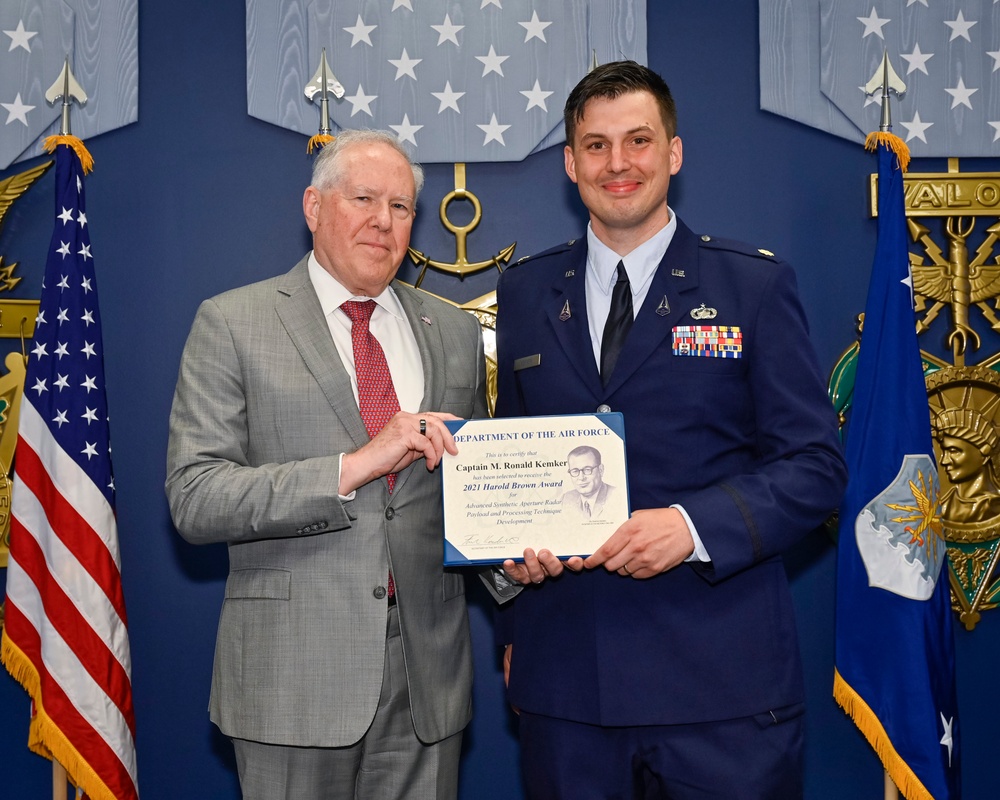 SecAF Kendall presents 2021-2022 Harold Brown Awards