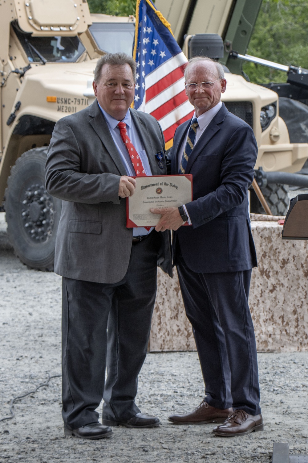 PEO Land Systems Mr. Stephen Bowdren officiated the PM Ground Based Air Defense Change of Charter ceremony