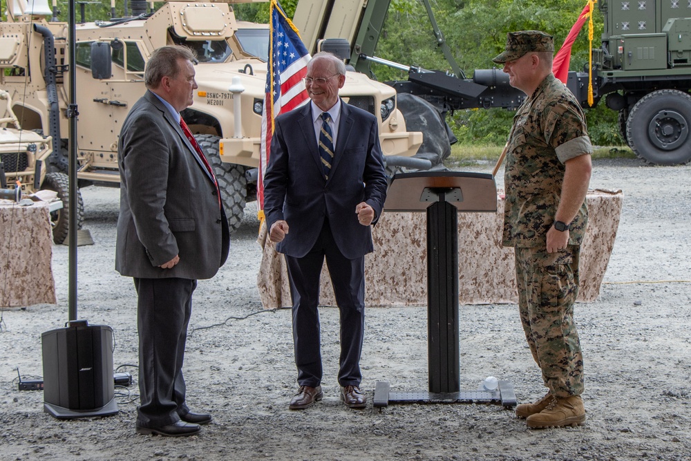 PEO Land Systems Mr. Stephen Bowdren officiated the PM Ground Based Air Defense Change of Charter ceremony