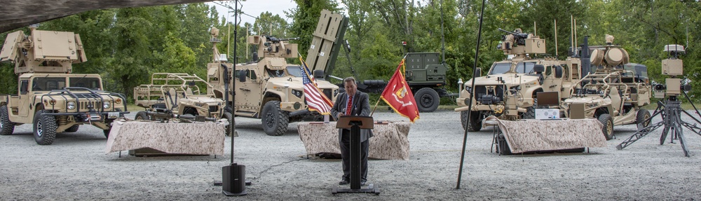 PEO Land Systems Mr. Stephen Bowdren officiated the PM Ground Based Air Defense Change of Charter ceremony