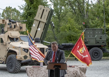 PEO Land Systems Mr. Stephen Bowdren officiated the PM Ground Based Air Defense Change of Charter ceremony