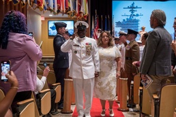 U.S. 2nd Fleet CMC Huben Phillips Retirement Ceremony
