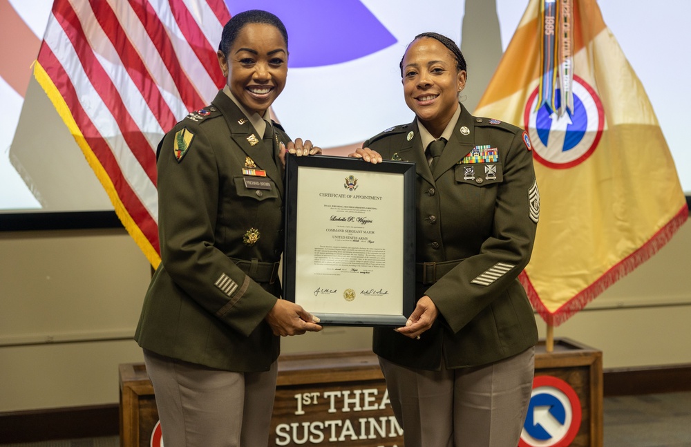 CSM Wiggins Promotion and Farewell Ceremony