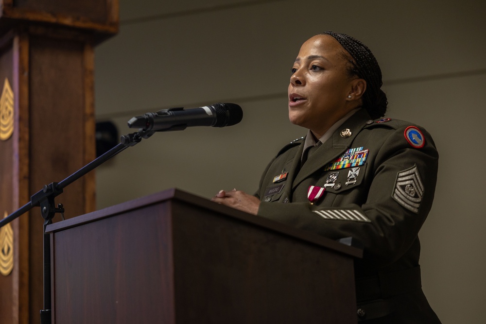 CSM Wiggins Promotion and Farewell Ceremony