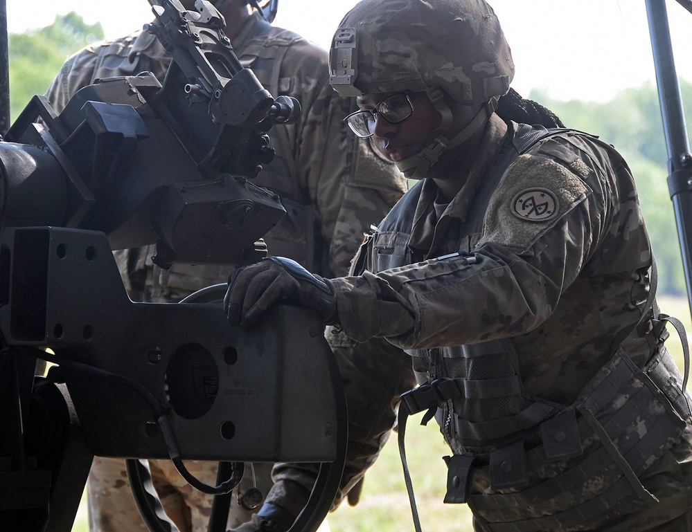 258th Field Artillery trains at NS23