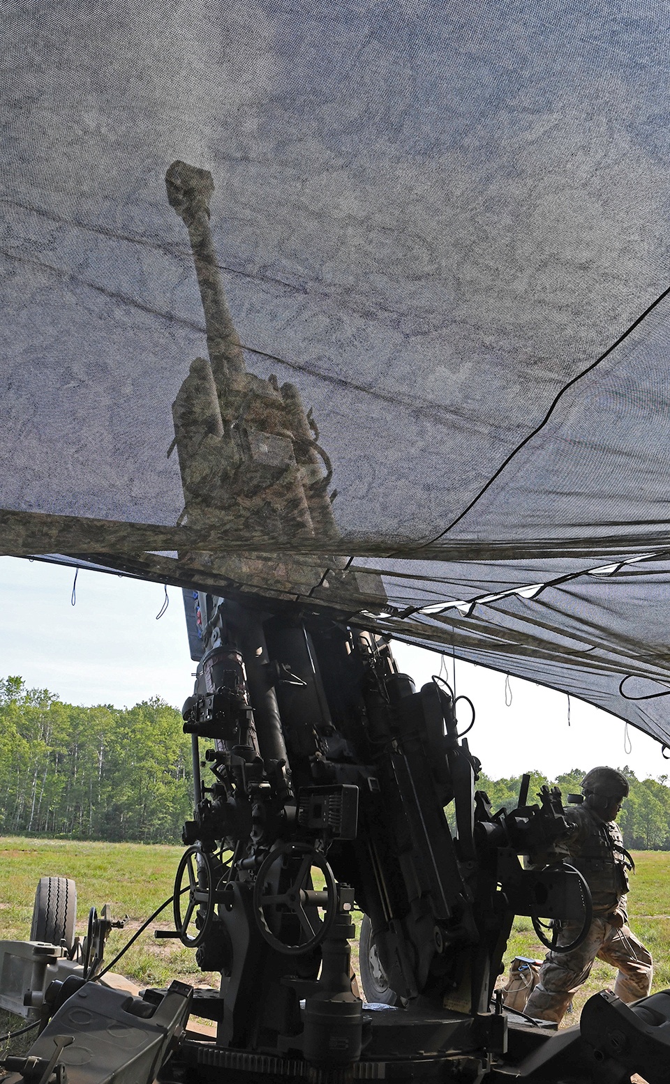 258th Field Artillery trains at NS23