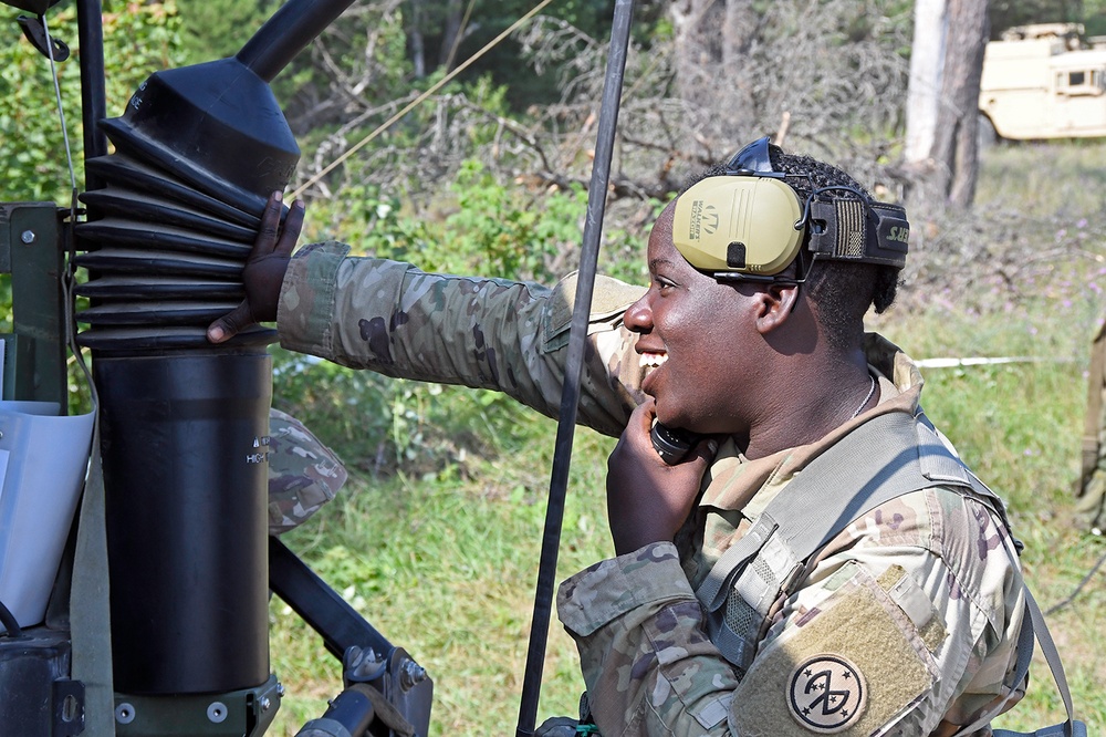 258th Field Artillery trains at NS23