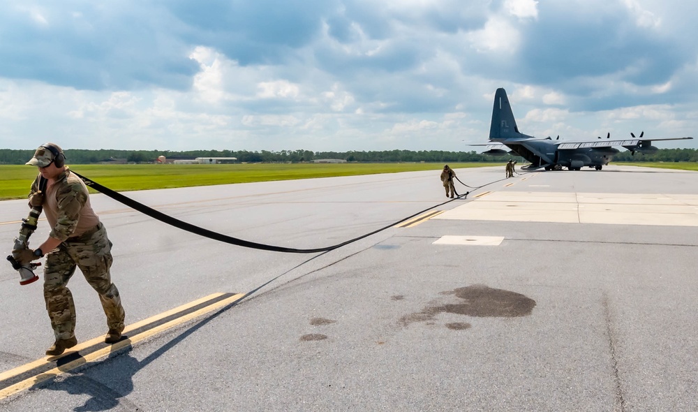 39th Rescue Squadron conducts forward area refueling point with MQ-9 Reaper