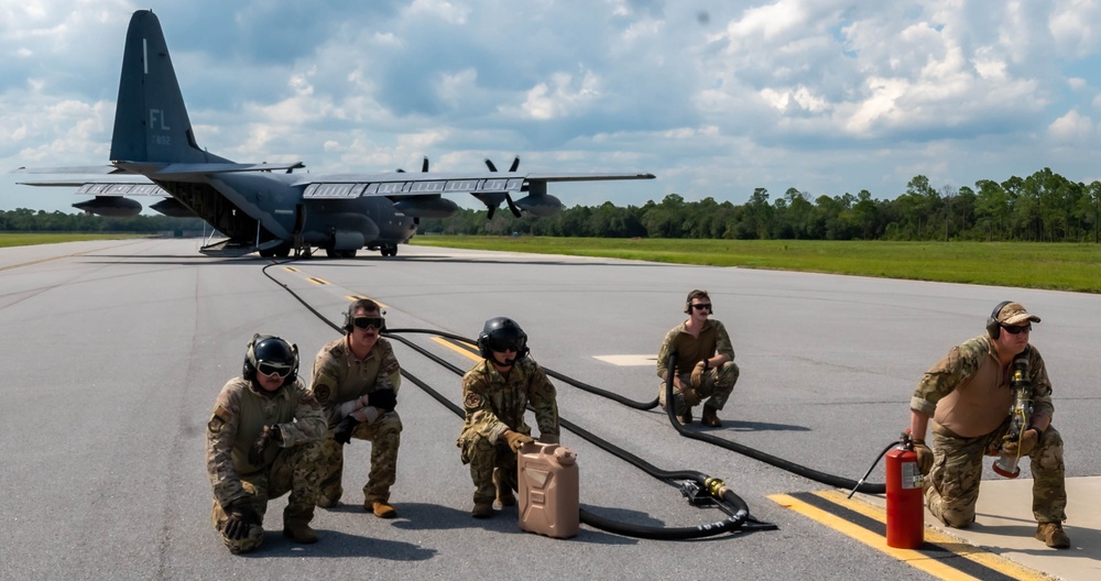 39th Rescue Squadron conducts forward area refueling point with MQ-9 Reaper