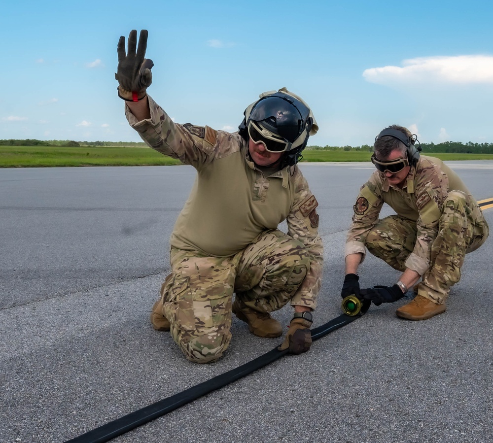 39th Rescue Squadron conducts forward area refueling point with MQ-9 Reaper