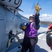 USS Manchester conducts flight operations