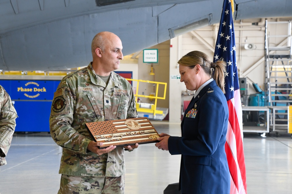 168th Maintenance Group Change of Command