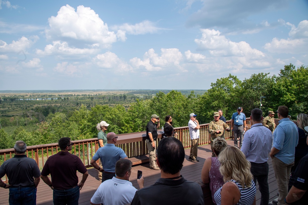 Community Leaders tour Camp Grayling at Northern Strike 23