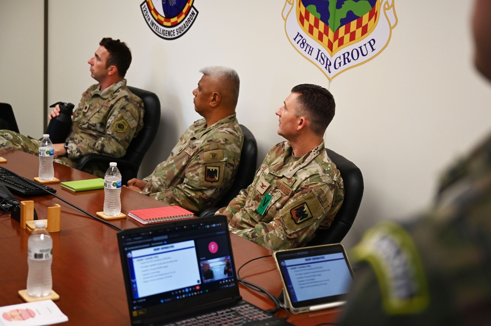 Leadership Visits Military Members participating in Vulcan Guard Bolt 5