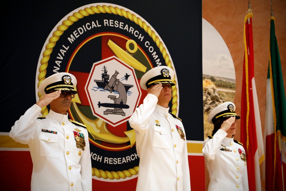 Capt. Franca Jones Assumes Command of Naval Medical Research Command