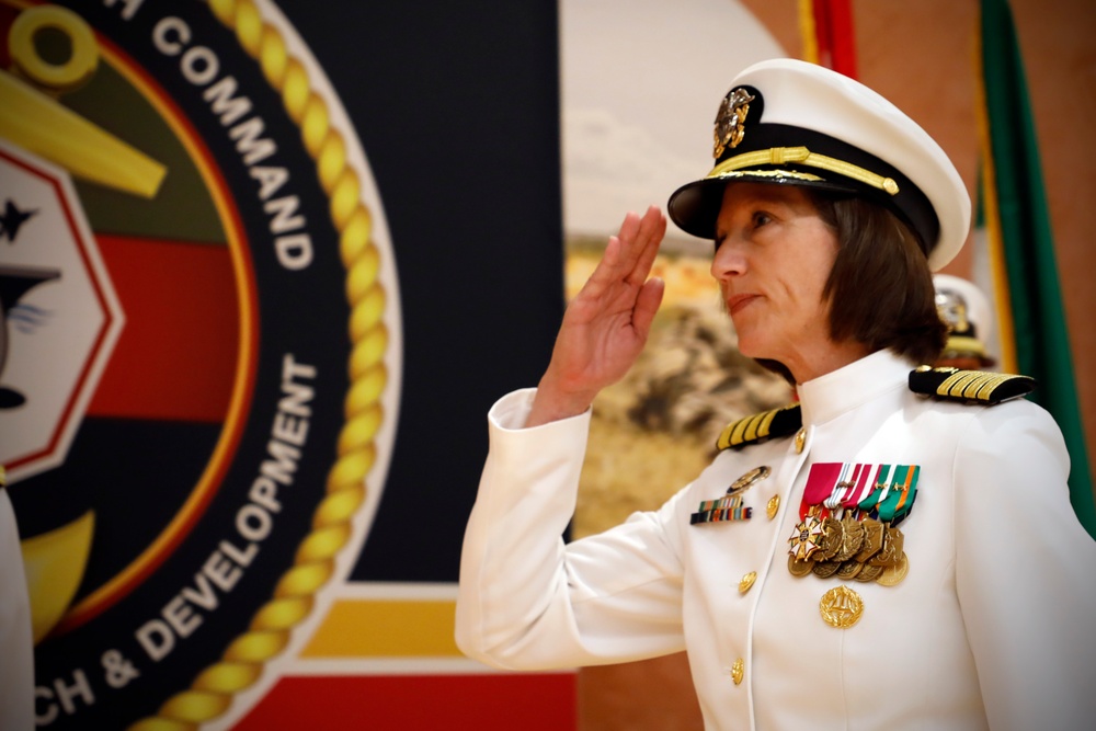 Capt. Franca Jones Assumes Command of Naval Medical Research Command