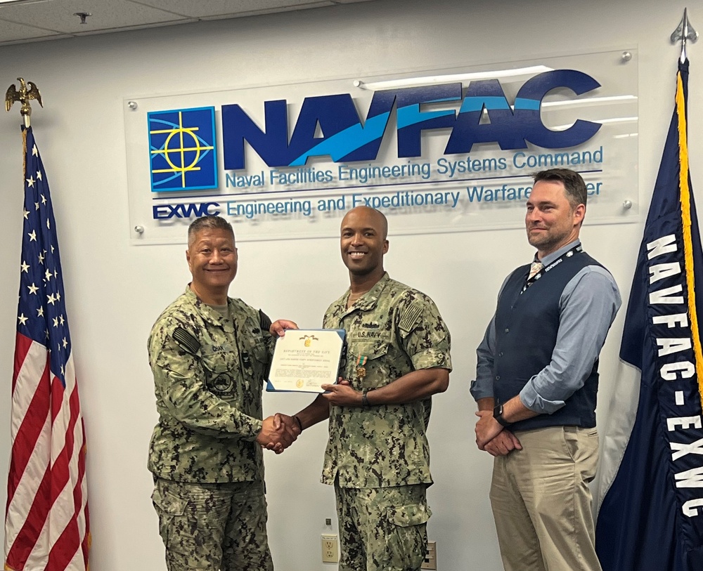 NAVFAC EXWC Rewards Military Achievers
