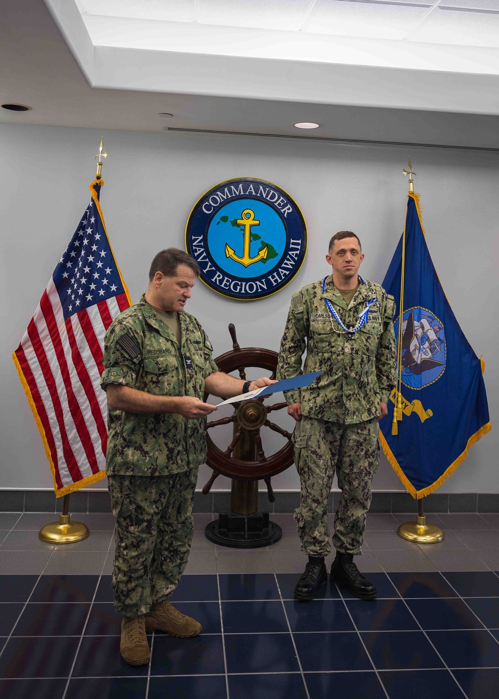 CNRH Holds Reenlistment Ceremony