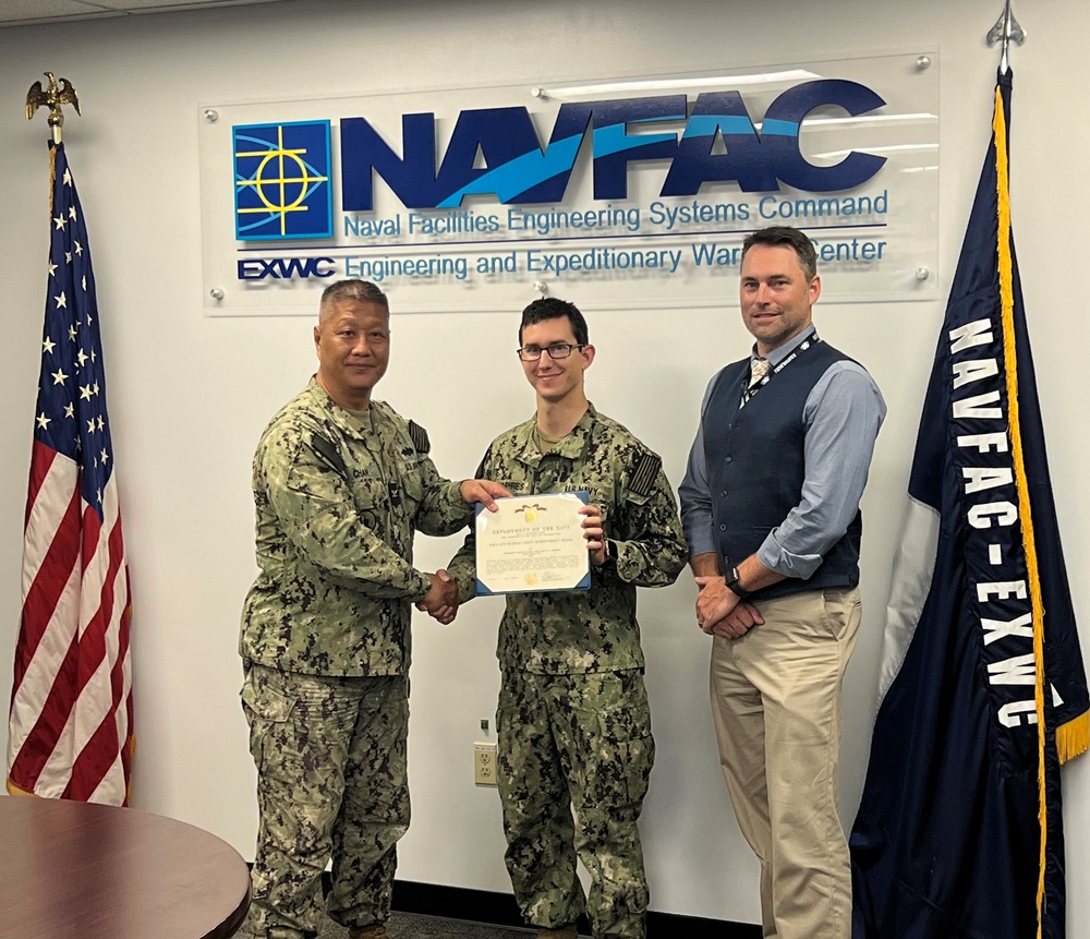 NAVFAC EXWC Rewards Military Achievers