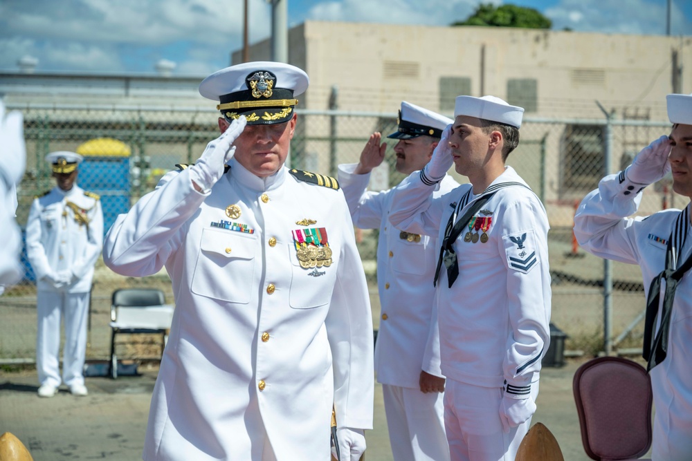 USS Illinois (SSN 786) Change of Command