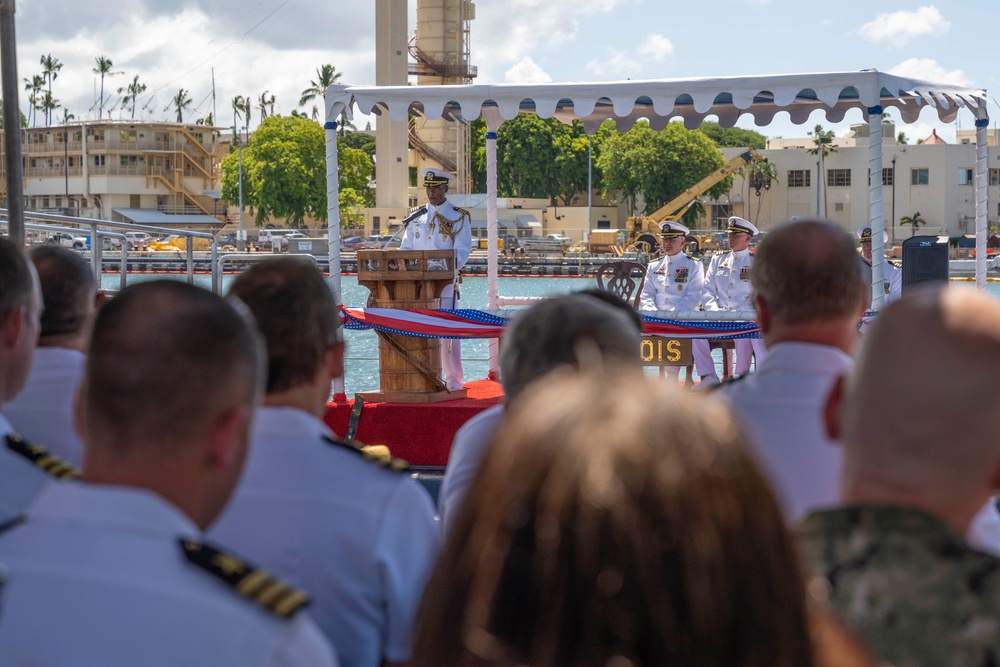 USS Illinois (SSN 786) Change of Command