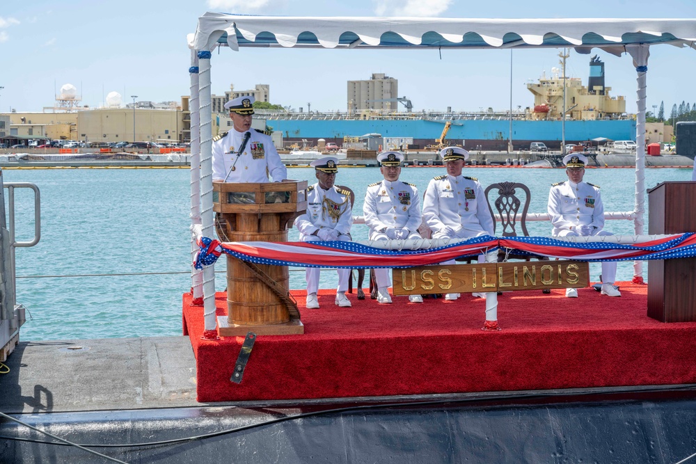 USS Illinois (SSN 786) Change of Command