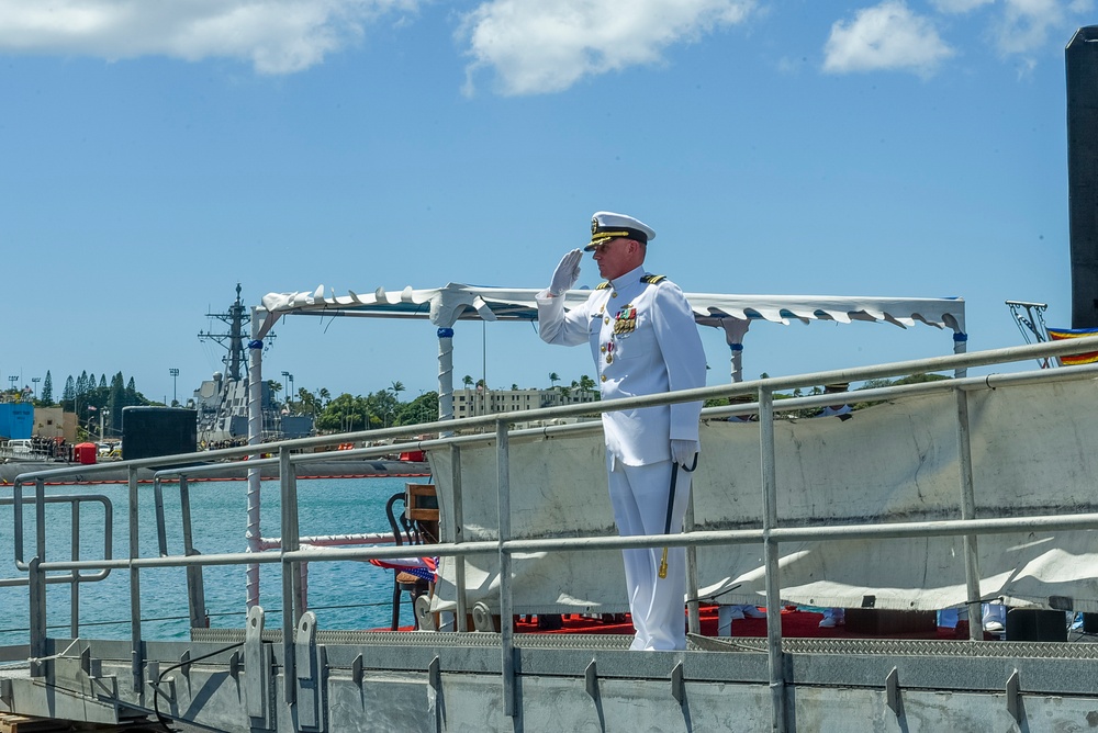 USS Illinois (SSN 786) Change of Command