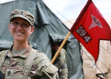 294th Medical Company Area Support (MCAS), Iowa National Guard operate a Role II Medical Facility at Northern Strike 2023