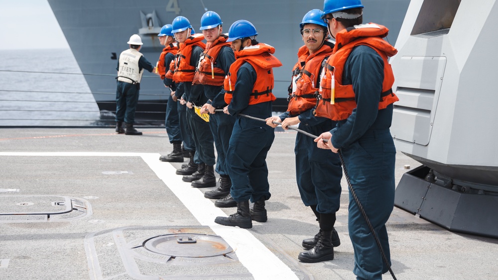 USS Sterett (DDG 104) Replenishment-at-Sea