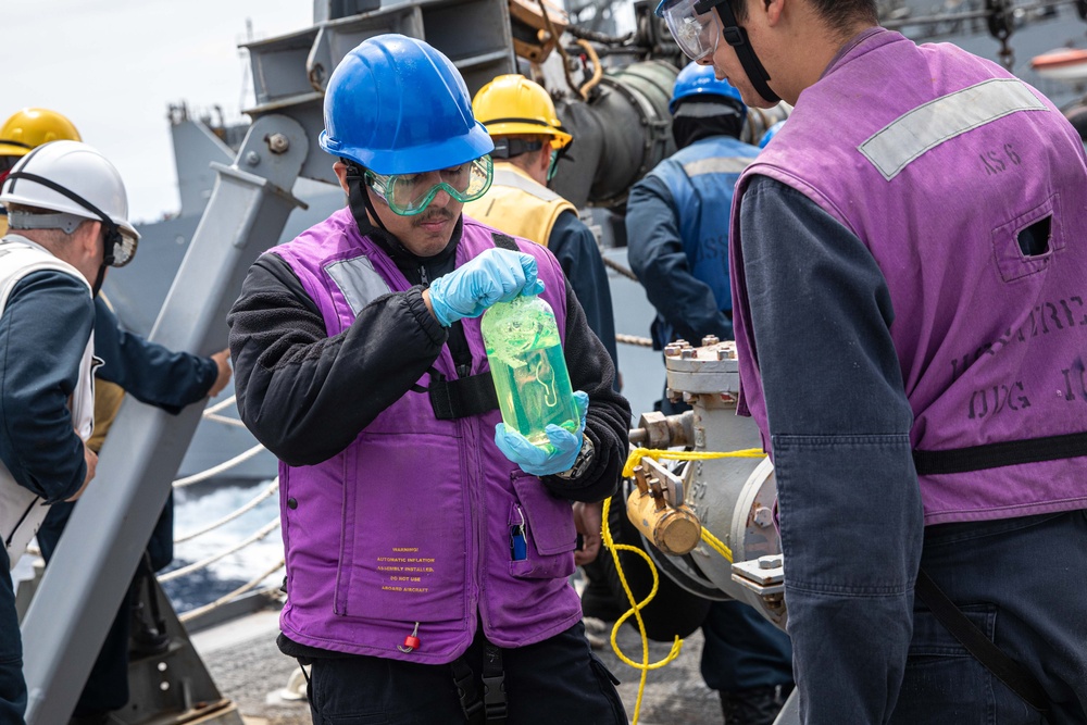 USS Sterett (DDG 104) Replenishment-at-Sea