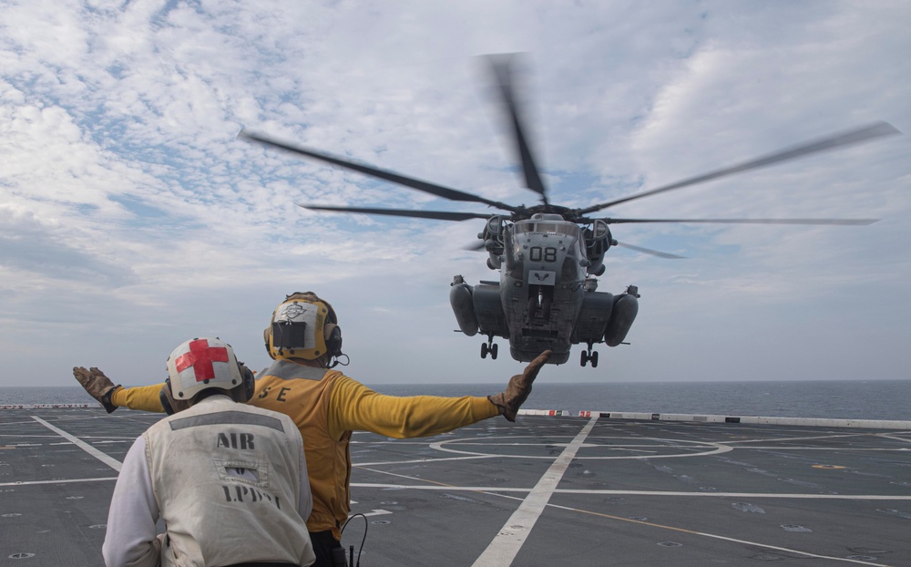 USS New York Flight Operations